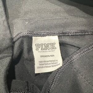PINK Victoria's Secret Black Leggings
